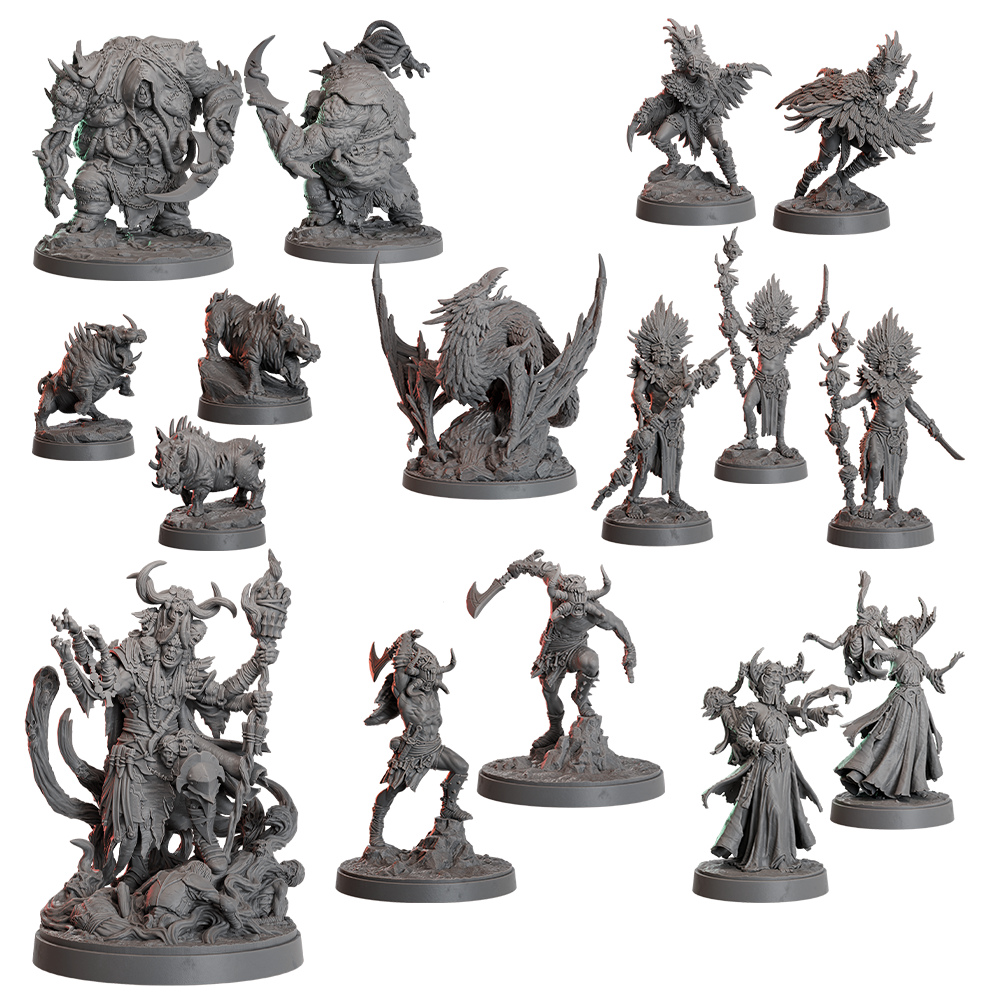 Miniature Pack - Ingor (16 total sculpts)