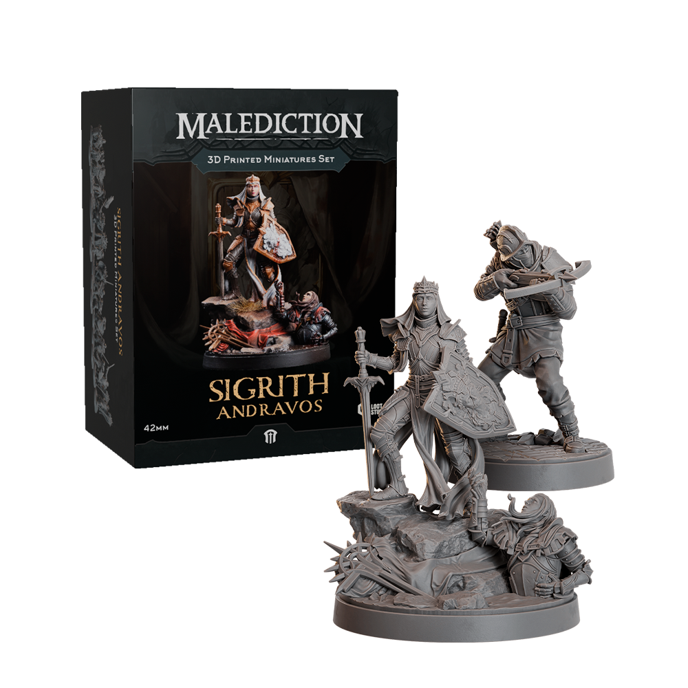 Miniature Argith Miniature Pack - Sigrith (16 total sculpts)
